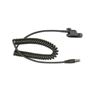 Cable resistente al fuego (UL-914), para auricular HDS-EMB con atenuación de ruido para radios Motorola XTS3000, ASTRO, HT-1000, MTX-8000/ 838/ 9000, GP-9000, XTS-5000, GP-1200.
