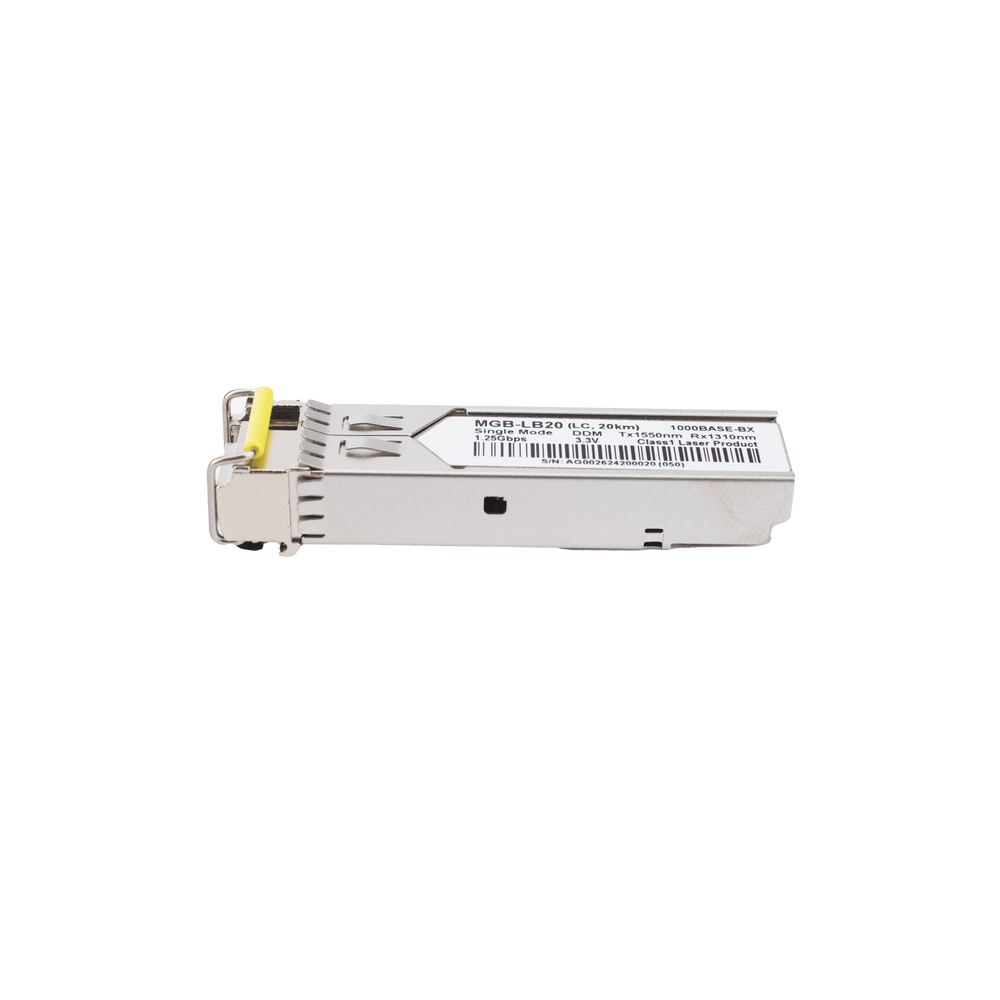 Transceptor mini-Gbic SFP 1G LC TX:1550nm RX:1310 para fibra Mono Modo 20 Km WDM, Requiere MGB-LA20 - Image 4