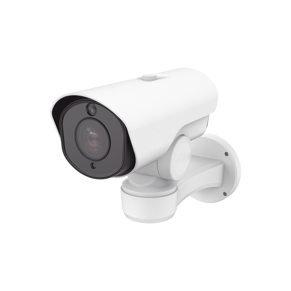 Cámara PTZ Bullet AI 12X / Zoom Óptico 12X / 100 fps / H.265+ / IP66 / Lens Autofoco / IR y Luz Blanca