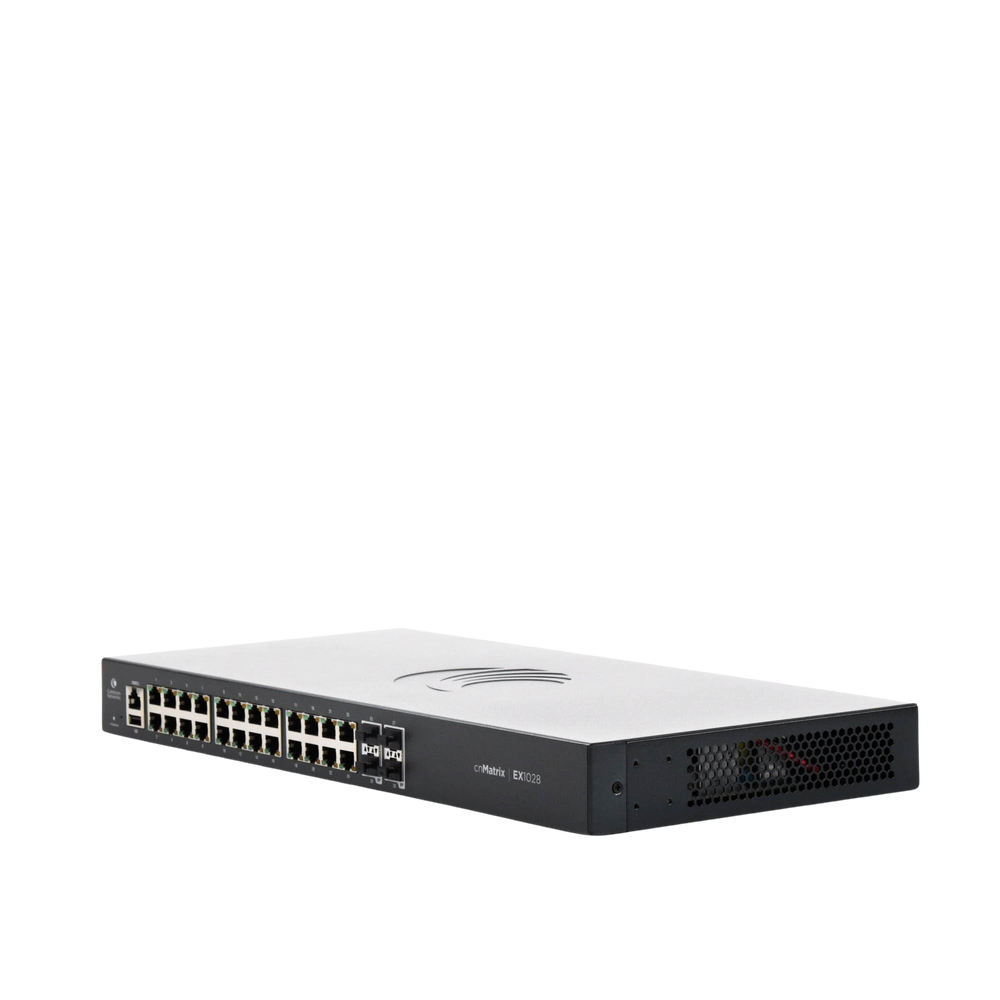 Switch cnMatrix EX1028 de 24 puertos Gigabit Ethernet y 4 SFP, Capa 2, gestión en la nube - Image 2