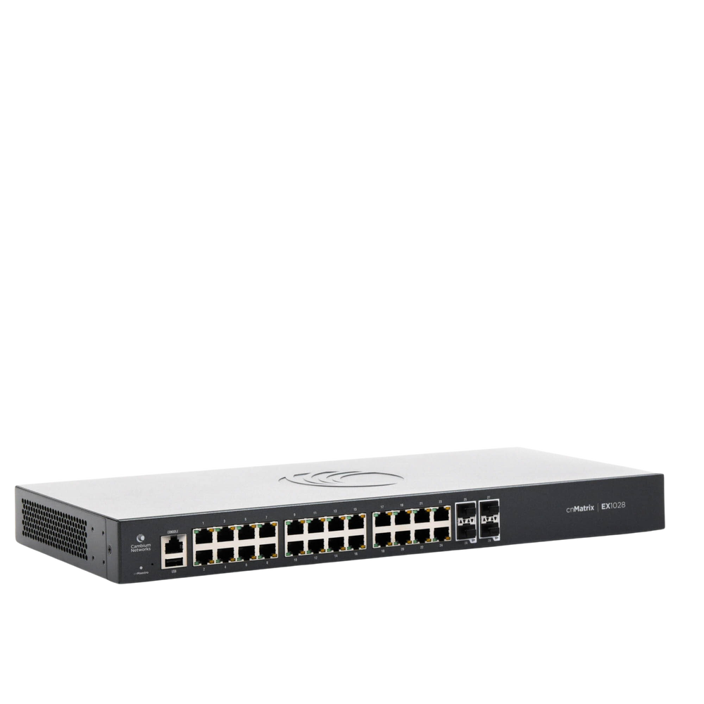Switch cnMatrix EX1028 de 24 puertos Gigabit Ethernet y 4 SFP, Capa 2, gestión en la nube - Image 3