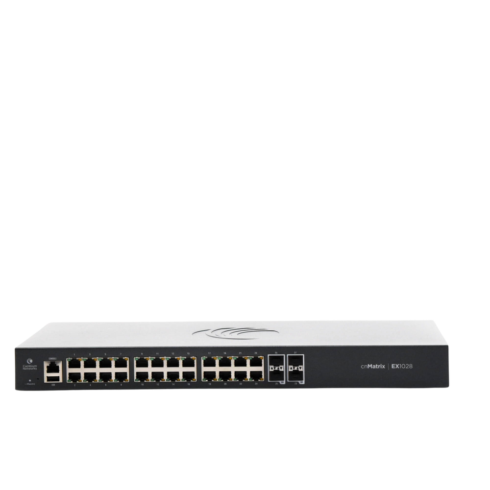 Switch cnMatrix EX1028 de 24 puertos Gigabit Ethernet y 4 SFP, Capa 2, gestión en la nube - Image 4