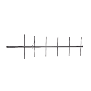 Antena Yagi Direccional para Base, 150-174 MHz, 10.2 dB de ganancia, 6 elementos, 250 Watt.