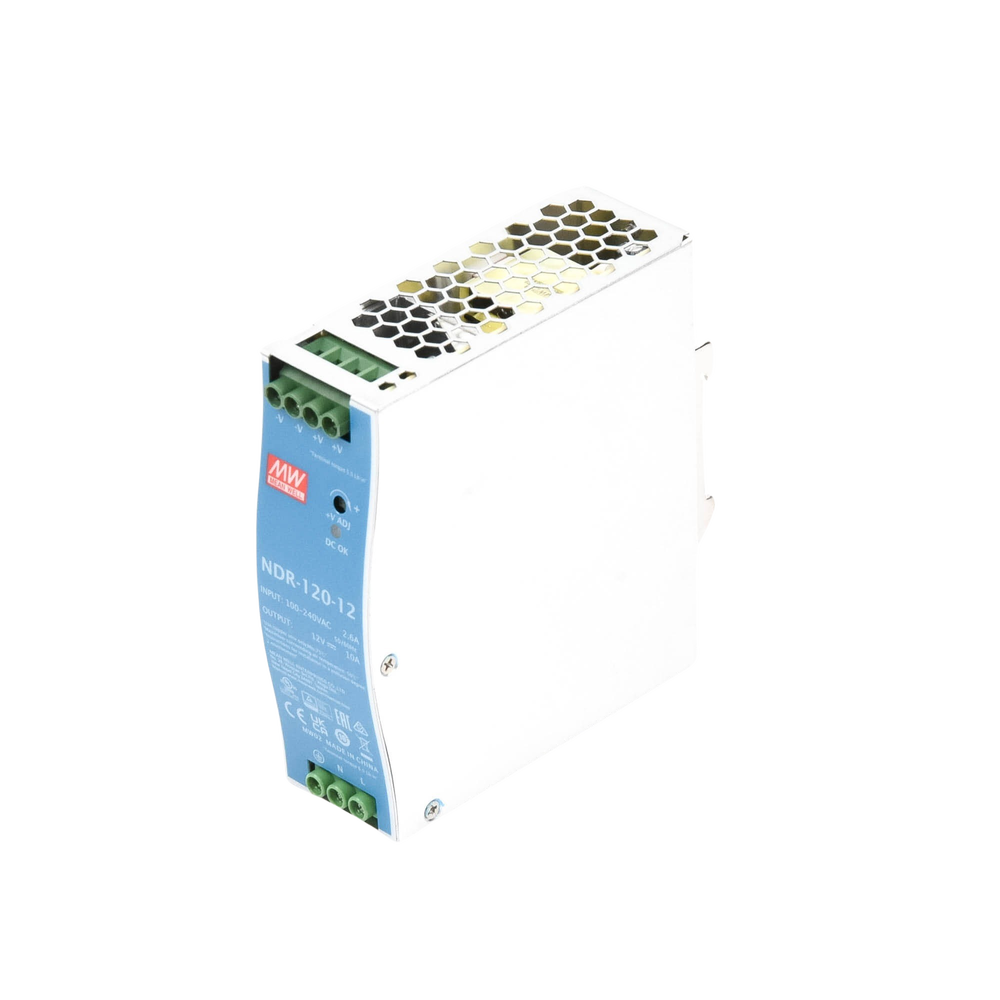 Fuente de poder industrial de 120 W, salida 12 Vcc, entrada 90~264 VCA, para montaje en riel DIN, - Image 3