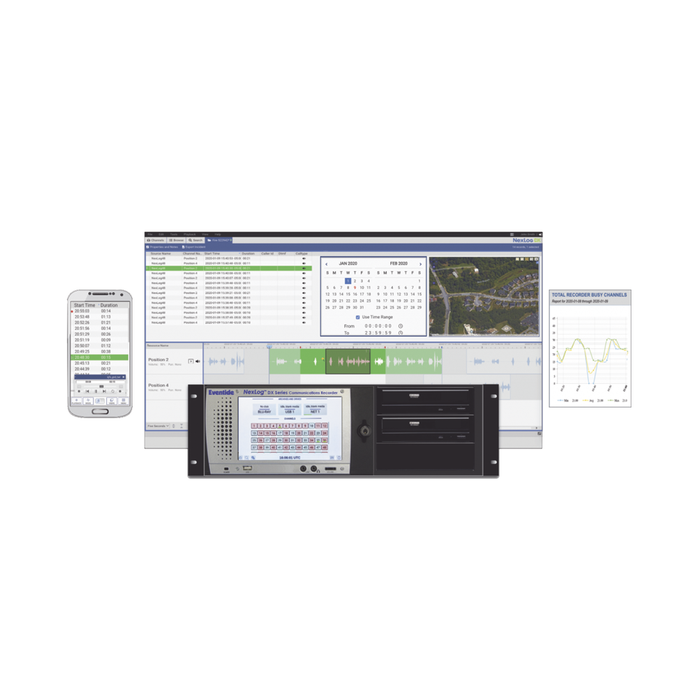 Sistema Avanzado de Grabación de Audio, Para 911, NXDN, P25, DMR Tait, MOTOTRBO, Sepura, Sistemas de Despacho, VoIP y Telefonía - Image 3