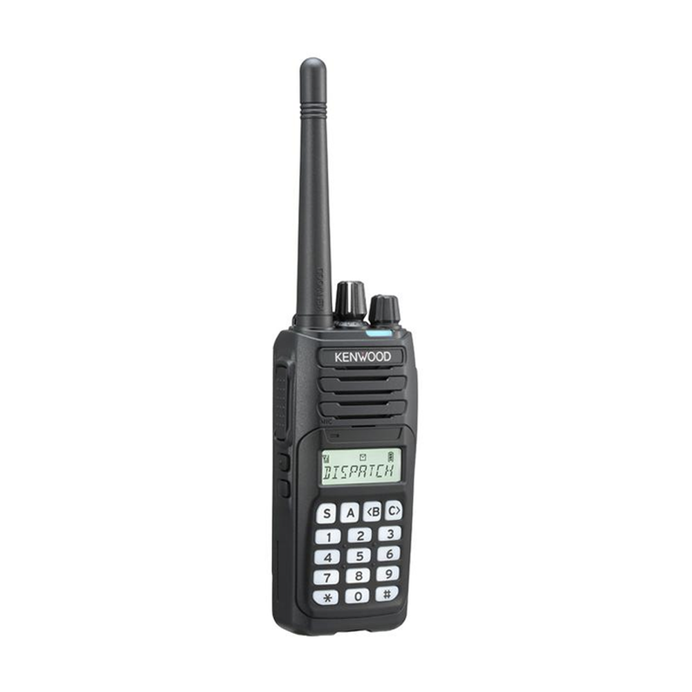 400-470 MHz, Digital NXDN-Analógico, DTMF, IP67, 5 Watts, 260 Canales, Roaming, Encriptación, GPS*, Inc. antena, batería, cargador y clip