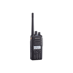 Radio portátil UHF 800/900 MHz, 260 Canales, Digital NXDN-DMR-Análogo, GPS, Bluetooth, IP67, 2 Pines, Incluye Batería-Antena-Cargador-Clip.