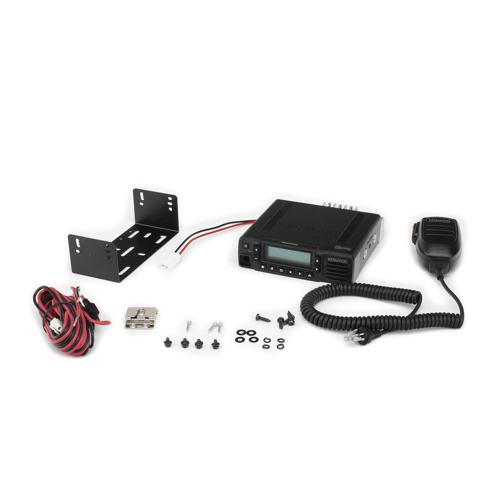 Radio móvil UHF 400-470 MHz, Digital NXDN-DMR-Análogo, 512 Canales, 45 W, GPS, Bluetooth, Cancelación de ruido. Incluye accesorios - Image 8