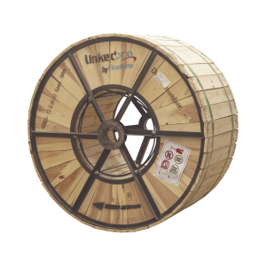 Carrete de 4 km de Fibra ?ptica A?rea (ADSS) G.652D, Monomodo de 72 Hilos, Exterior, Span 200, Loose Tube