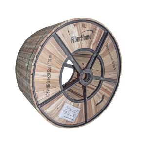 Carrete de 4 Kil?metros de Fibra ?ptica A?rea (ADSS) G.652D, Monomodo de 96 Hilos, Exterior, Span 100, Loose Tube