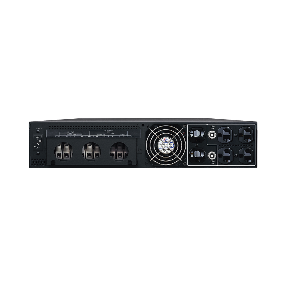 Transformador Reductor de 208 Vca a 120 Vca, Con entrada Hardwire con Cable de Uso Rudo y 6 Salidas NEMA 5-20R, Recomendado para UPS modelo OL6KRT - Image 4