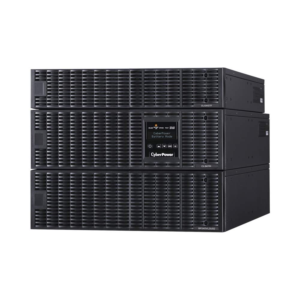 UPS de 8000 VA/8000 W, Online Doble Conversión, 200 - 240 Vac de Entrada, 120 - 240 Vac de Salida, Entrada Hardwired, Onda Senoidal Pura, Torre o Rack de 8 UR, Con 6 Tomas NEMA 5-20R, 3 NEMA L6-30R y Terminal Hardwired - Image 2