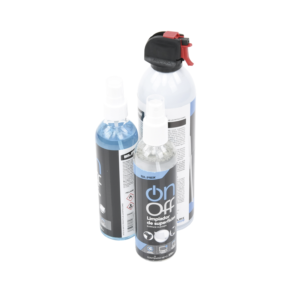 Kit de Limpieza, incluye 4 productos especializados en limpieza de pantallas y superficies, equipo de cómputo y electrónicos - Image 3