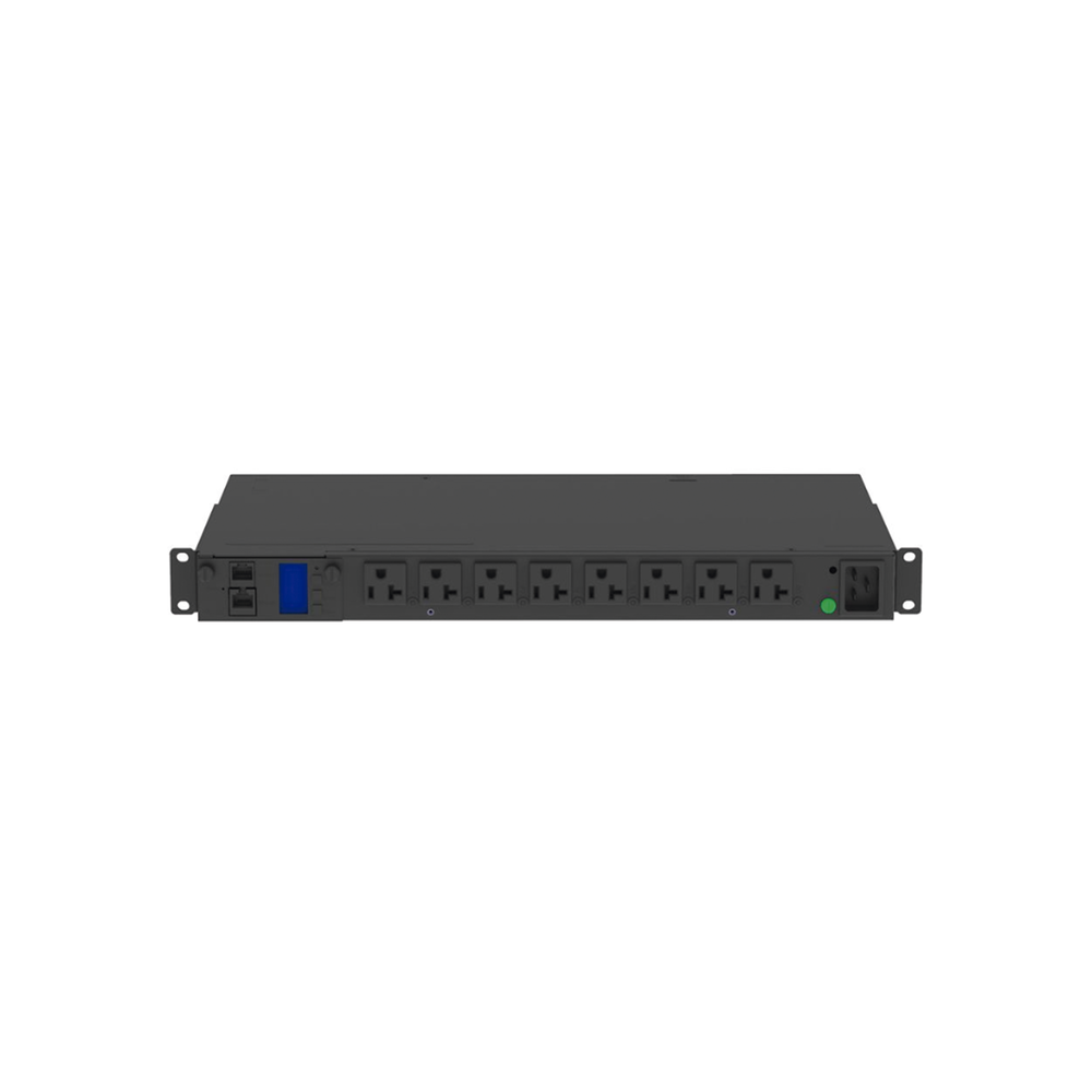 PDU Switchable y Monitoreable por Toma (MS) para Distribución de Energía, Enchufe de Entrada NEMA L5-20P, Con 8 Salidas 5-20R, Horizontal 19in, 120 Vca, 15 Amp, 1UR - Image 2