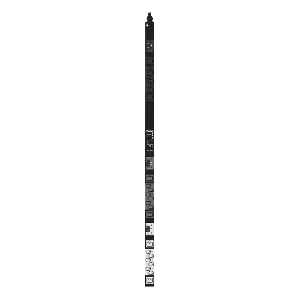 PDU Monitoreable (MI) para Distribución de Energía, Enchufe de Entrada NEMA L21-30P, Con 18 Salidas C13 y 6 C19, de Instalación Vertical, 208 Vca, 30 Amp - Image 4