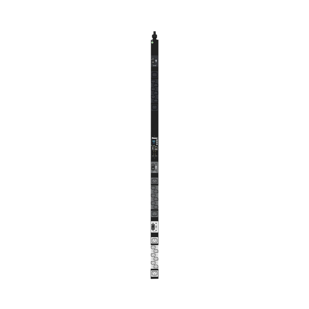 PDU Monitoreable (MI) para Distribución de Energía, Enchufe de Entrada NEMA L21-30P, Con 18 Salidas C13 y 6 C19, de Instalación Vertical, 208 Vca, 30 Amp - Image 2