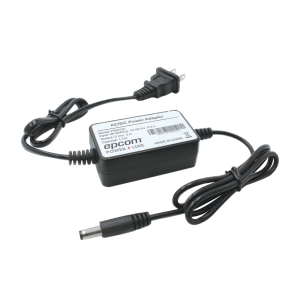 Fuente de poder de 5 Vcc regulado @ 2A; UL; Voltaje de entrada de 100-240 Vca / Con Terminales de Extensión