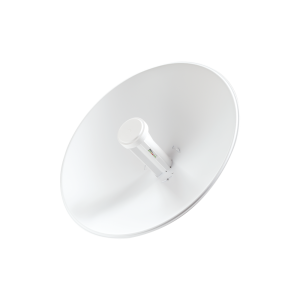 PowerBeam airMAX M5, hasta 150 Mbps, frecuencia 5 GHz (5170-5875 MHz) con antena tipo plato de 22 dBi