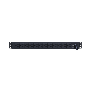 PDU Básico Para Distribución de Energía, Con 12 Tomas NEMA 5-15R Traseras, 1UR, 15 Amp, 120 Vca