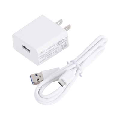 Cargador Micro-USB Profesional de 1 Puerto / 5 VCC / 1 Amper Para Smartphones y Tablets / Voltaje de Entrada de 100-240 VCA (PLUSB1000V)