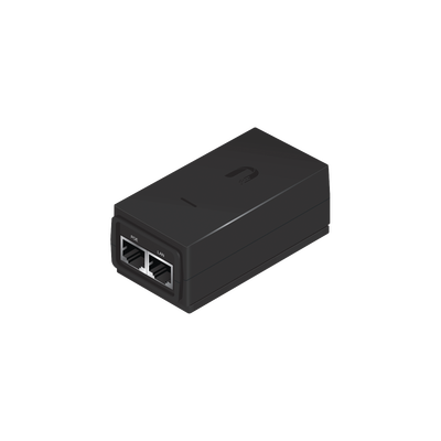 Adaptador PoE Ubiquiti de 24 VDC, 0.5 A, compatible con airGateway (POE-24-12W)