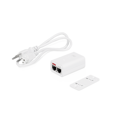 Adaptador PoE Ubiquiti Gigabit de 24 VDC, 0.3 A (POE-24-7W-G-WH)