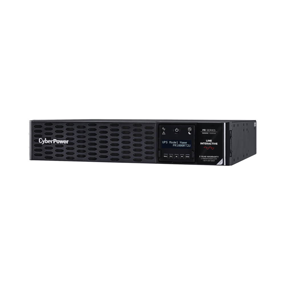UPS de 1000 VA /1000 W, Topología Línea Interactiva, Entrada 120 Vca NEMA 5-15P, Onda Senoidal Pura, Torre o Rack 2 UR, Con 8 Tomas NEMA 5-15R - Image 3