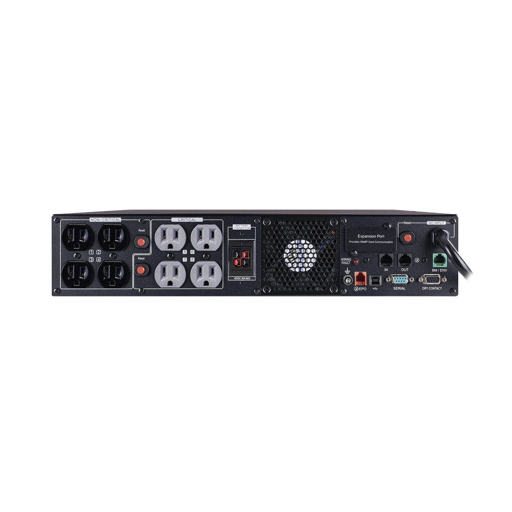 UPS de 1000 VA/1000 W, Topología Línea Interactiva, Entrada 120 Vca NEMA 5-15P, Onda Senoidal Pura, Torre o Rack 2 UR, Con 8 Tomas NEMA 5-15R - Image 2