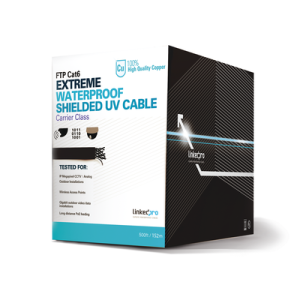 Bobina de 152.5 Metros (500 Pies) Cat6+ Calibre 23 Exterior Blindado Tipo FTP Para Climas Extremos, UL Para Aplicaciones de Video Vigilancia y Redes de Datos. Para Uso en Intemperie. (PRO-CAT-6-EXT/500)