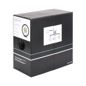 Bobina de Cable 305 Metros (1000 Pies) Cat6, 24 AWG, Climas Extremos, Color Negro, Sin Blindar, para Intemperie (PRO-CAT-6-EXT-LITES)