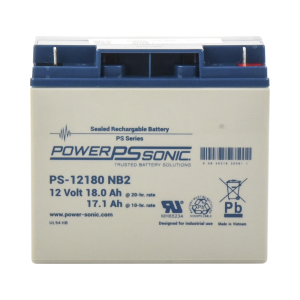 Batería 12V, 18AH, Para Respaldo, Tecnologías AGM/VRLA, Diseño De Vida Útil 5 Años, Terminales Tipo NB2, Listada UL, Libre De Mantenimiento