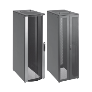 Gabinete de Telecomunicaciones de 42 UR ProLine FloTek, 600 mm de Ancho, 1000 mm de Profundidad, Color Negro
