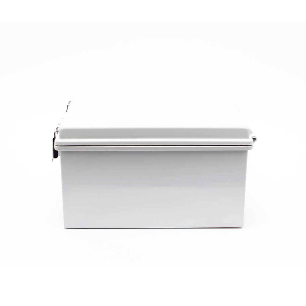 Gabinete de Plástico ABS, Uso en Intemperie ip66 (300 x 300 x 180 mm) Cierre por Broche Inoxidable y Permite Cerrado con Candado y Llave (Perno 5mm) No Incluido - Image 5