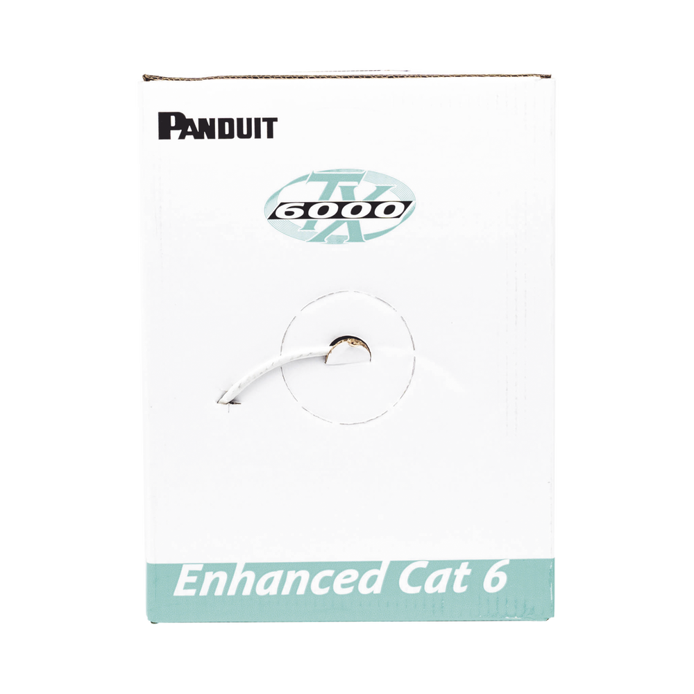 Bobina de Cable UTP 305 Metros (1000 Pies) de Cobre, TX6000™ PanNet, Reelex, Gris, Categoría 6 Mejorado (23 AWG), PVC (CMR, Riser), de 4 Pares - Image 2