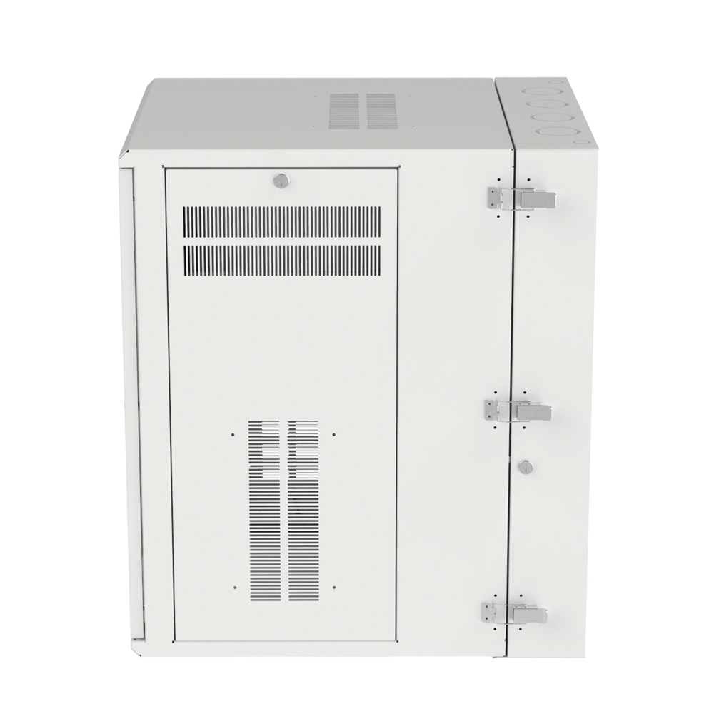 Gabinete PanZone de Montaje en Pared, de 19in, Puerta con Ventana de Seguridad, 18 UR, 762mm de Profundidad, Color Blanco - Image 2