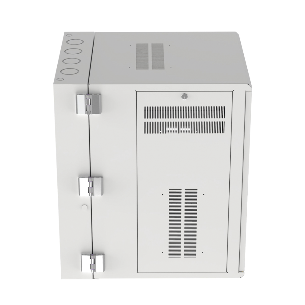 Gabinete PanZone de Montaje en Pared, de 19in, Puerta con Ventana de Seguridad, 18 UR, 762mm de Profundidad, Color Blanco - Image 3