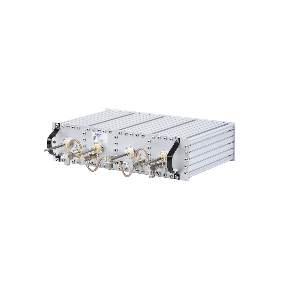 Duplexer Pasa Banda-Rechazo de Banda / 406-512 MHz / 4 Cavidades 4" (10.2 cm) / Separación 5 MHz / 350 Watt / Conectores N Hembra / 3U Rack