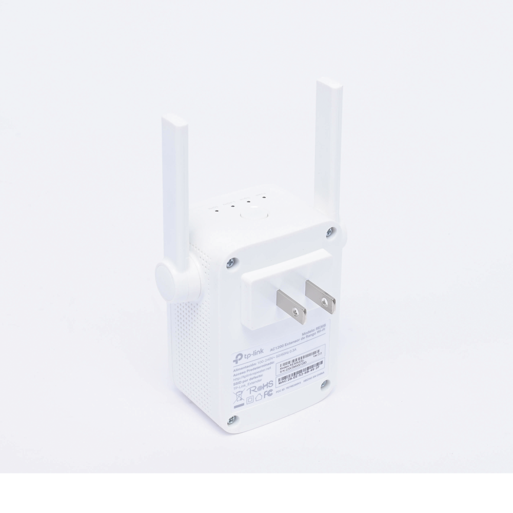 Repetidor / Extensor de Cobertura WiFi AC, 1200 Mbps, doble banda 2.4 GHz y 5 GHz, con 1 puerto 10/100 Mbps, con 2 antenas externas - Image 4