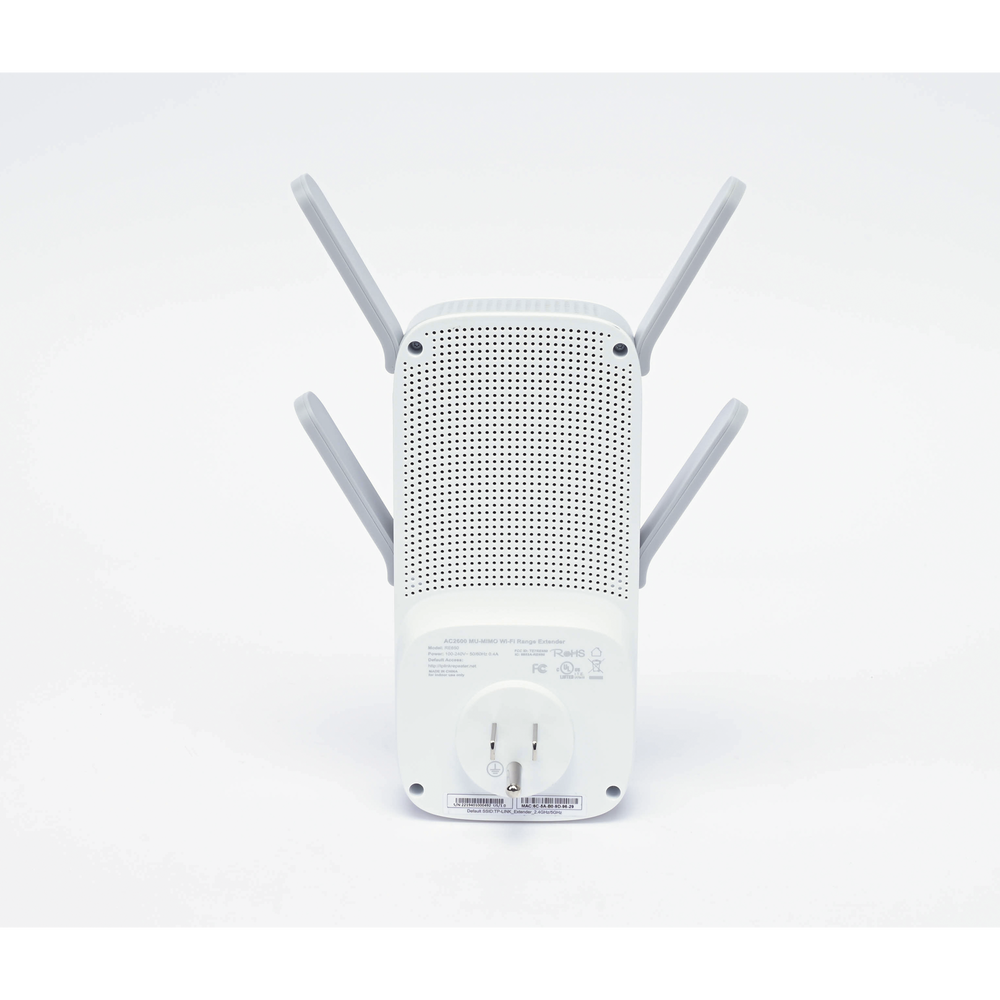 Repetidor / Extensor de Cobertura WiFi AC, 2600 Mbps, doble banda 2.4 GHz y 5 GHz, con 1 puerto 10/100/1000 Mbps, 4 antenas externas - Image 4