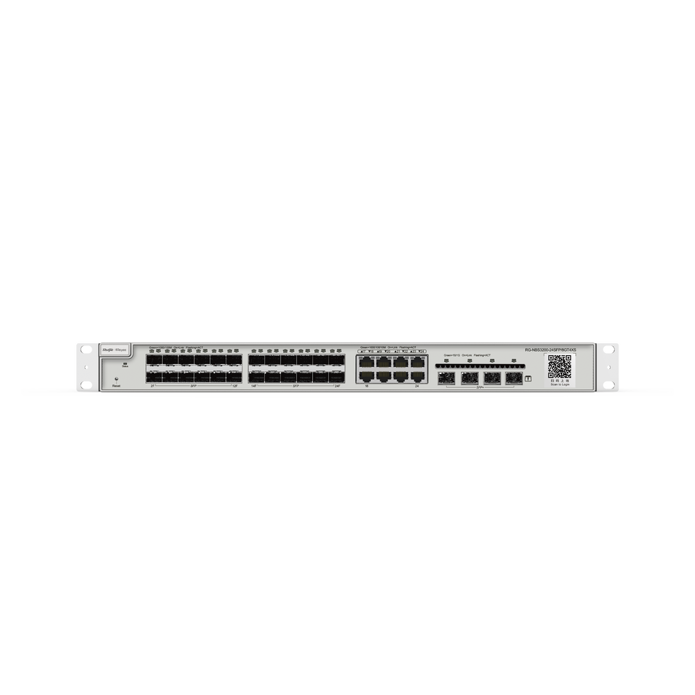 Switch administrable Capa 2+ Plus, 24 puertos SFP con 8 puertos Ethernet Gigabit y 4 SFP+ gestión en la nube - Image 3