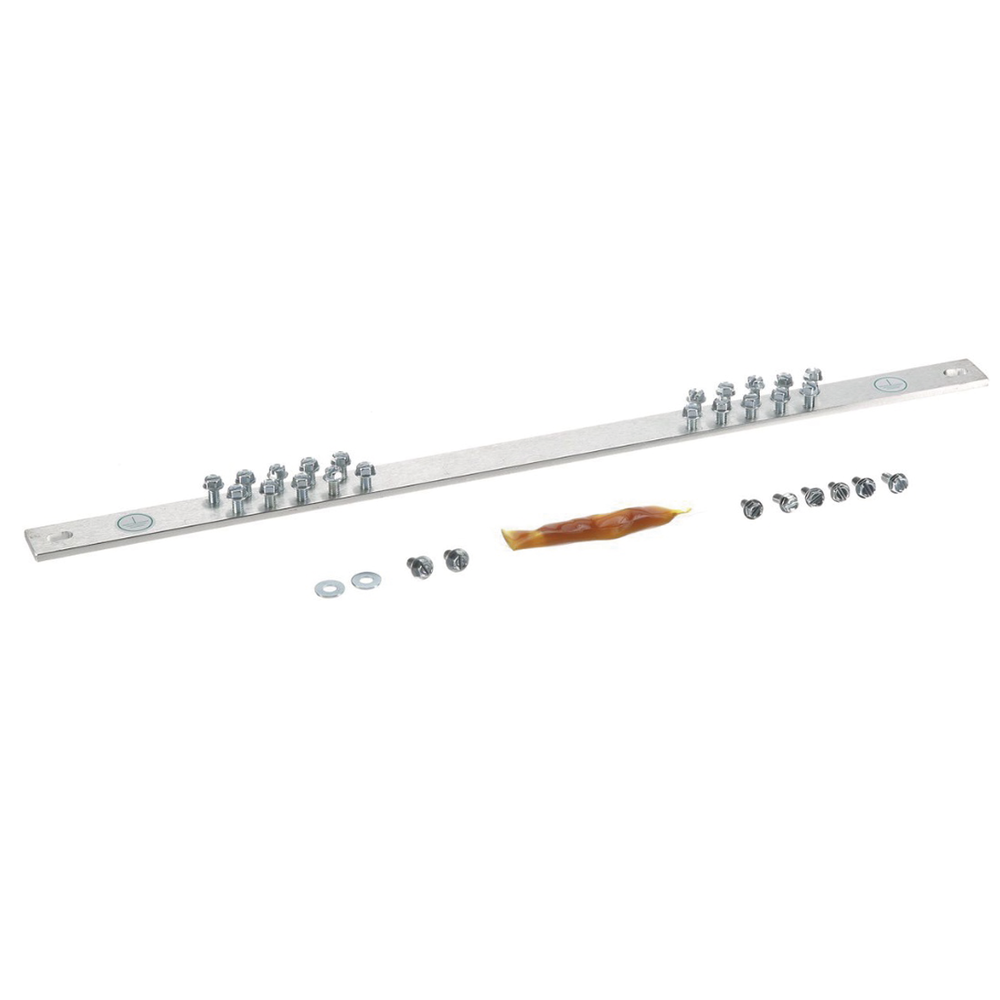 Barra de Conexión a Tierra, Para Rack de 19", Con 20 Orificios Para Conexión Rápida de Equipos, Incluye 20 Tornillos # 12-24 x 1/2" Instalados - Image 2