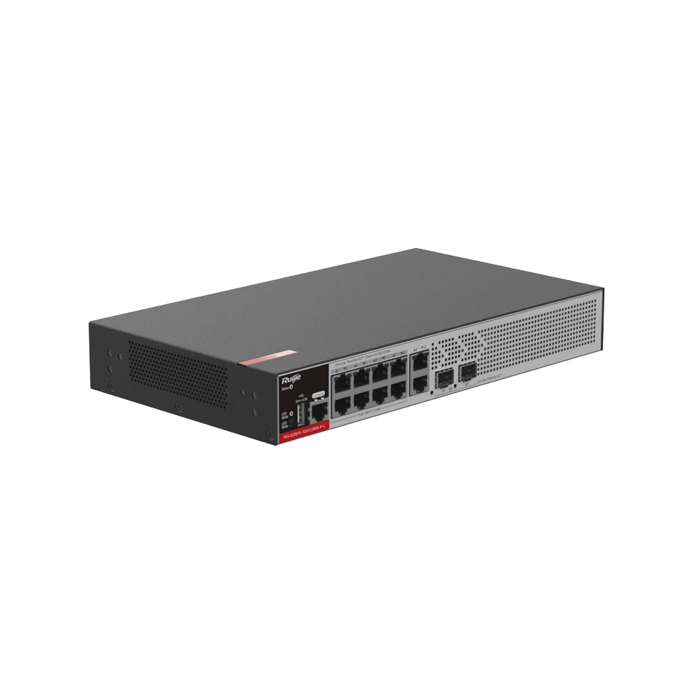 Switch PoE+ Empresarial 125 Watts, Administrable L2+, 8 Puertos PoE Gigabit , 2 Puertos Uplink Gigabit y 2 Puertos Uplink SFP 2.5G - Image 3