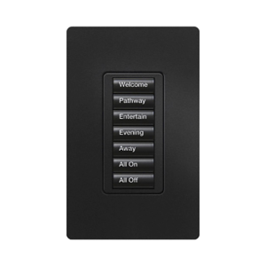 (RadioRA2) Teclado seetouch 7 botones, programe escenas diferentes en cada botón.