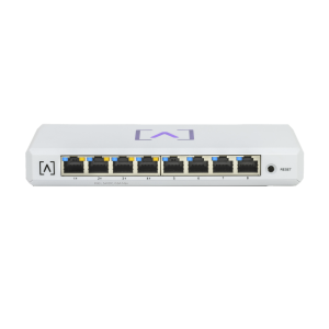 Switch Gigabit PoE+ Administrable / 8 puertos 10/100/1000 Mbps (4 de ellos PoE+ 802.3af/at) / Hasta 60W / Administración nube gratuita / Presupuesto de 60W