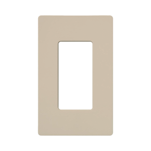Tapa Color Taupe para interruptor o dimmer Lutron, 1 gang, limpio y moderno