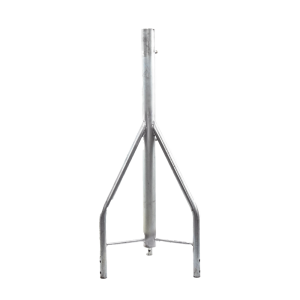 Tramo de Remate / Copete, tubo industrial 1 1/4" con tubo central 2 3/8", galvanizado por electrólisis.