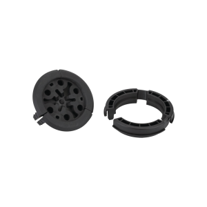 Bota Pasamuro de 4 Con 6 Orificios de 1/4 Para Cable Corrugado