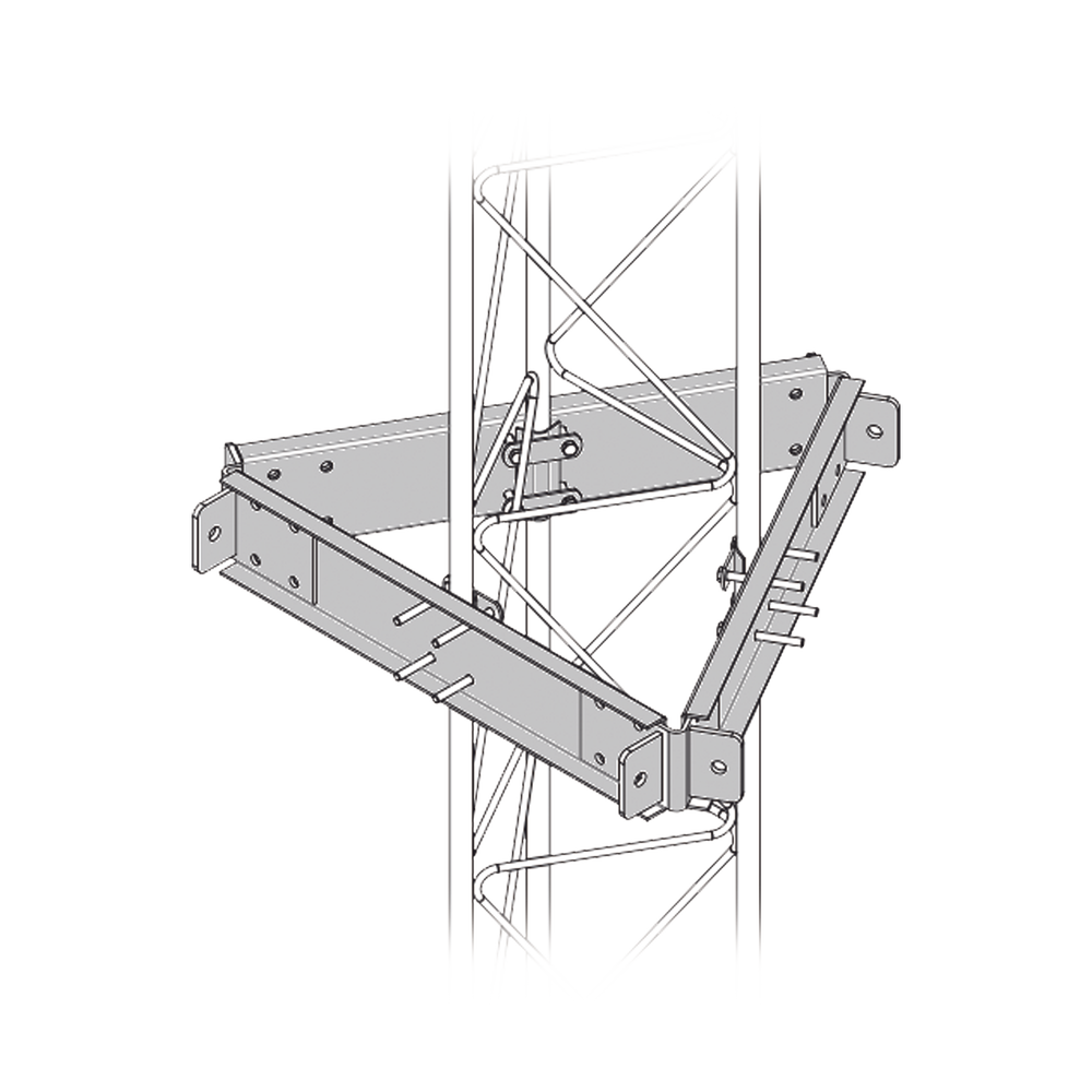 Estabilizador de Torre para Tramos STZ-35G Galvanizado por Inmersión en Caliente.