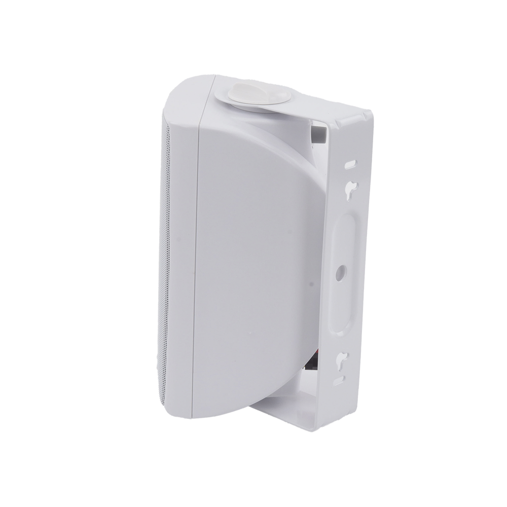 Altavoz de Pared de 2 vías | Woofer 4in + 1.5in | 2.5W - 20W | Para Sistemas 70/100V y 8 ohms | Material ABS | Rejilla y Bracket de Metal | Color Blanco - Image 4