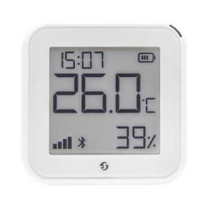 Pantalla Sensor de temperatura y humedad, inteligente e inalámbrico, integrable a la App de Shelly. (SHELLYHTGEN3)
